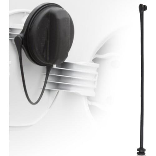 Brand new aftermarket replacement accessory Black ABS Fuel Tank Cap Cable Wire Car 16117193372