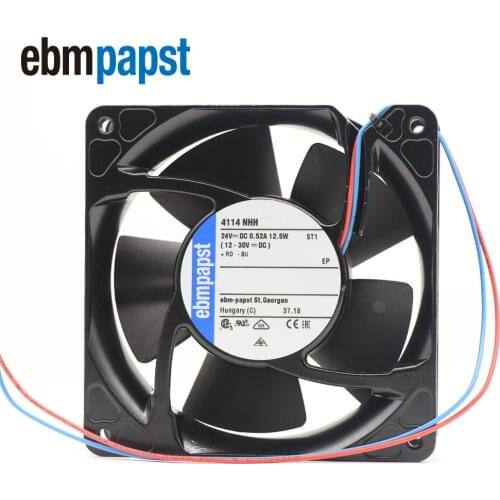 Ebmpapst 4114NHH 24V 12.5W 120*120*38 AC Axial Electric Gas Control Cabinet Heat Dissipation Cooling Fan