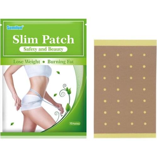 10pcs Slimming Patch Chinese Medicine Weight Loss Slim Diets Patchs Pads Detox Stickers Skinny Waist Belly Fat Burning Plaster
