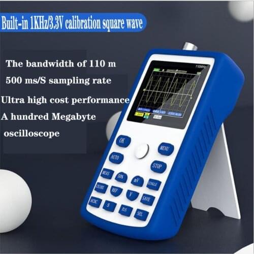 FNIRSI 1C15+ Handheld miniature oscilloscope portable digital oscillograph transducer for auto repair detection