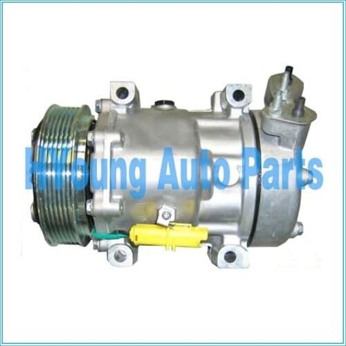 Factory direct sale SD7V16 ac compressor for Citroen C5/xsara Peugeot 406/Fiat scudo 9659232180 96860618 6453YJ 9648238480