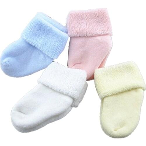 Clearance Sale Winter Newborn Baby Socks Terry Cotton Autumn Infants Boys Girls Booties So Soft Keep Babies Feet Warm ZJ002