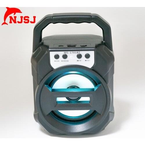 NJSJ Subwoofer Bluetooth Speaker Portable Speaker Stereo Subwoofer Music Playing Center Supports TF USB Wireless Speaker
