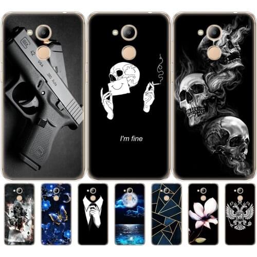 Silicon Case Cover for Huawei Honor 6C Pro 5.2" Soft TPU phone back cover For Huawei 6C Pro /V9 PLAY full 360 shockproof