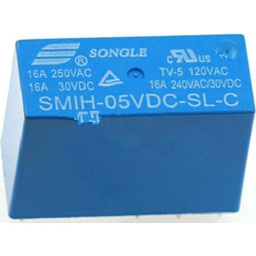 SMIH-05VDC-SL-C SMIH-5VDC-SL-C SMIH-5V-SL-C DIP8 16A 5v 2PCS