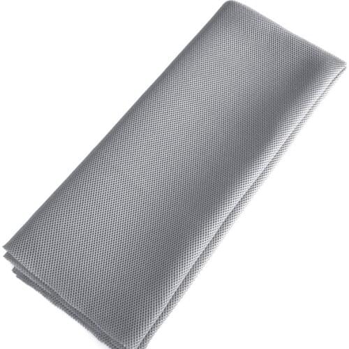 Speaker Grill Cloth Stereo Mesh Fabric for Speaker Repair, Gray