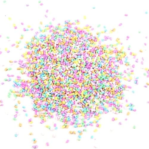 LF 3000Pcs(20grams) Clay Stripe Decoration Crafts Flatback Cabochon Embellishments For Scrapbooking Diy Kawaii Accessories