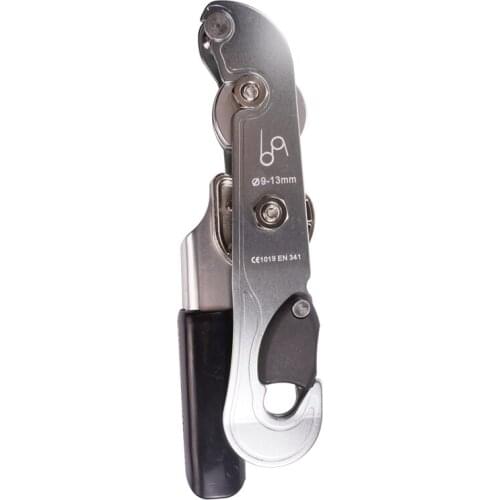 Top!-Camnal Climbing Stop Descender Rappelling Belay Device for Ropes 9-12mm for Rock Climbing Peak Rescue Aluminum-Magnesium Al