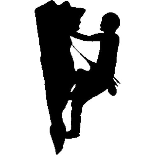 Climbing Rock Adventure Drift Car Window Bumper Vinyl JDM Sticker Car Window Laptop Car Stylings 7.1CM x 12.7CM