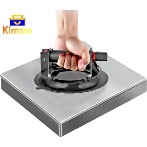 High Quality Rubber Vacuum Suction Cup For Granite Tile Glass Lifting Metal Handle 200kg Bearing Capacity Hand Pump Lifter Tool