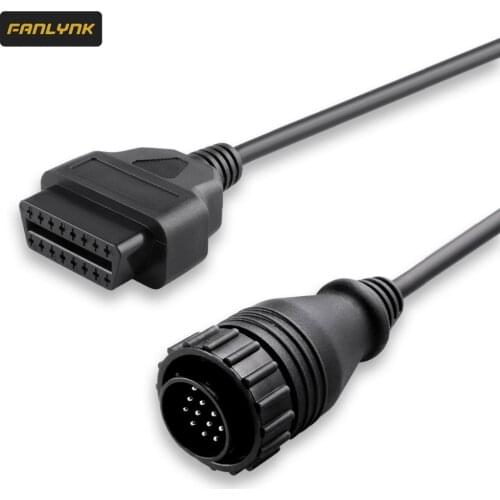 High Quality For Mercedes FOR BENZ Sprinter 14pin To 16Pin car Diagnostic cable 14 Pin To OBDII OBD2 OBD II ODB 2 16 Pin Adapter