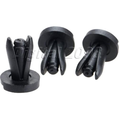 Yetaha 50Pcs 8mm Hole Nylon Auto Rivets Retainer for Toyota Tundra Car Styling Trim Panel Accessories Bumper Fender Fastener