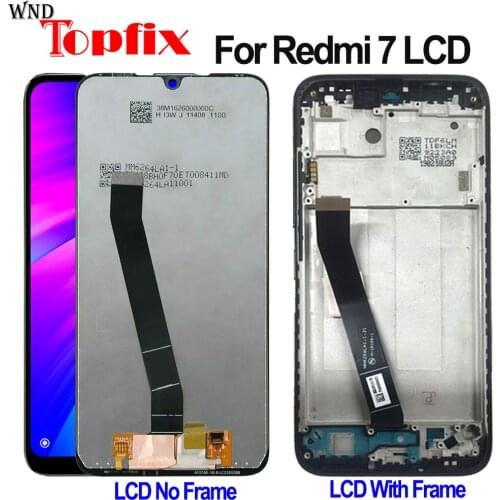 6.26" LCD For Xiaomi Redmi 7 LCD Display Screen Touch Digitizer Assembly For Redmi 7 LCD Display With Frame Replancement Parts