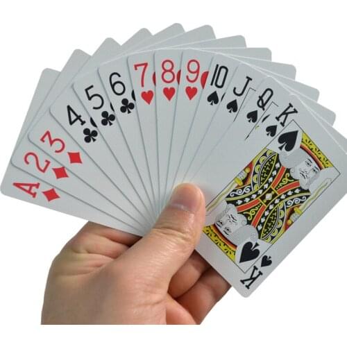 Texas Holdem 100% Plastic PVC playing card game poker cards Waterproof and dull polish GYT Board games Poker