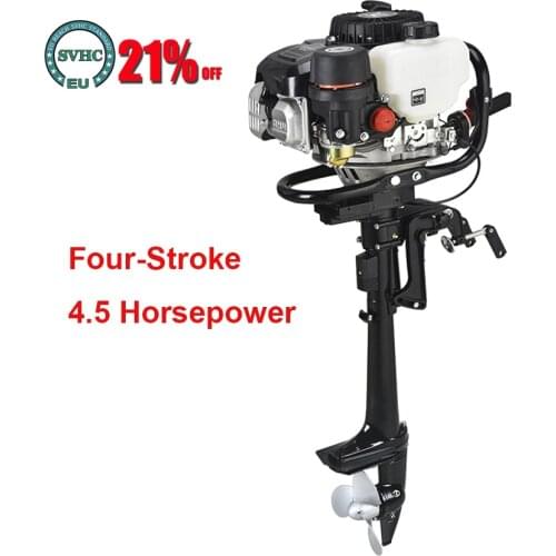 4 Stroke Outboard Engine Motor 4.5 Horsepower Fishing Boat Marine Propeller Motor Inflatable Boat Rubber Dinghy Outboard Engine