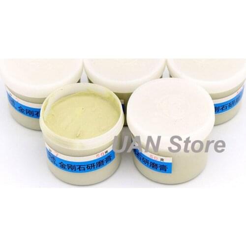 50g/box Diamond Polishing Lapping Paste Compound Syringes W0.5 ~W40 Micron Glass Metal Grinding Polishing Abrasive Tools