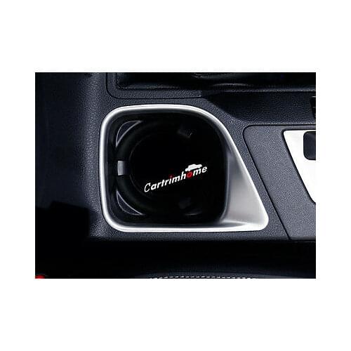 ABS Matte Interior Water Cup Holder Cover Trim 1pcs For Toyota RAV4 2016 2017