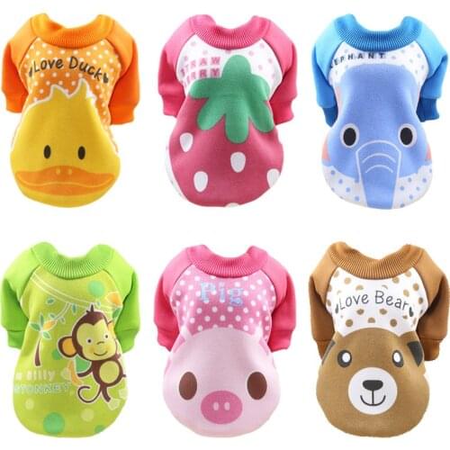 Cheap Pet Dog Clothes For Dogs Pets Clothing Winter Warm Dog Coat Jacket Cartoon Pet Hoodies Clothing For Dogs Costume Chihuahua