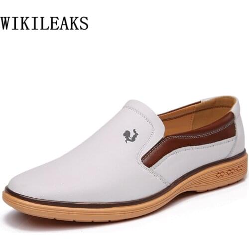 Formal Dresses Genuine Leather Shoes Men Designer Loafers Men Dress Shoes Luxury Mens Shoes Casual Schuhe Herren Business Buty