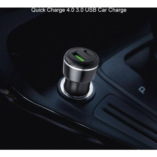 KEBIDU 18W Quick Charger 3.0 USB Car Charger for Xiaomi Huawei Supercharger Fast PD USB C Car Phone Charger