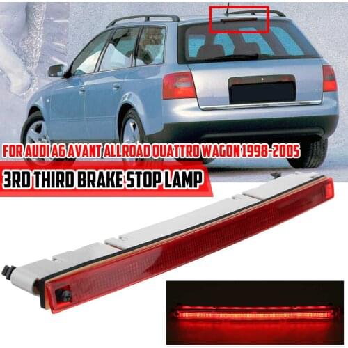 Red High Level Car Rear Third Brake Light Rear Tail Stop Lamp Light For AUDI A6 AVANT Allroad Quattro Wagon 1998-2005 4B9945097A