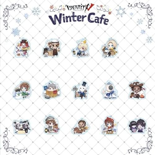 2021 HOT Winter Series Identity V Wu Chang Joseph Desaulniers Eli Clark Acrylic Cute Figure Keychain Toy Bag Pendant Keyring Toy