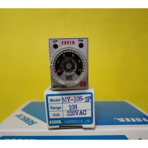 MY-10S-2P-220V brand new original imported Taiwan FOTEK timer