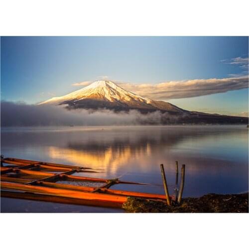 Colorful print Wall Tapestry Mount Fuji, Japan M224