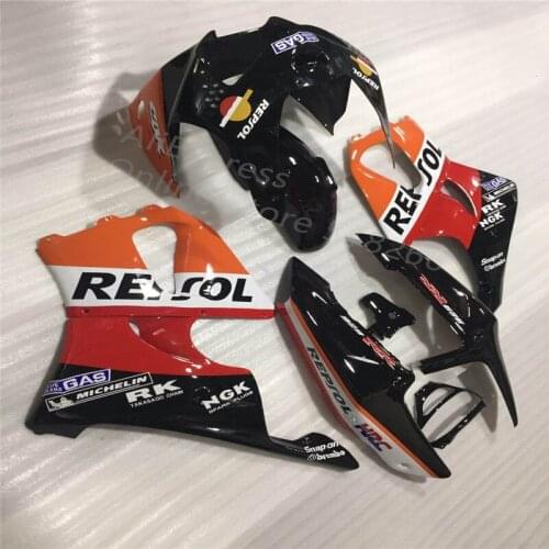 Orange red black white Motorcycle bodywork fairing kit for honda CBR 900RR 1998 1999 fairings CBR 919RR CBR900RR 98 99 fairing