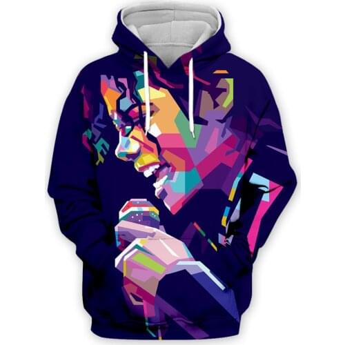 PLstar Cosmos Pop King Legend Singer Musician Michael Jackson Streetwear Pullover Colorful 3DPrint Men/Women Harajuku Hoodies 14