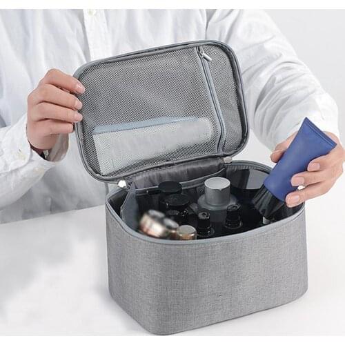 Portable Travel Wash Pouch Toiletry Case Storage Makeup Bag Zipper Organizer