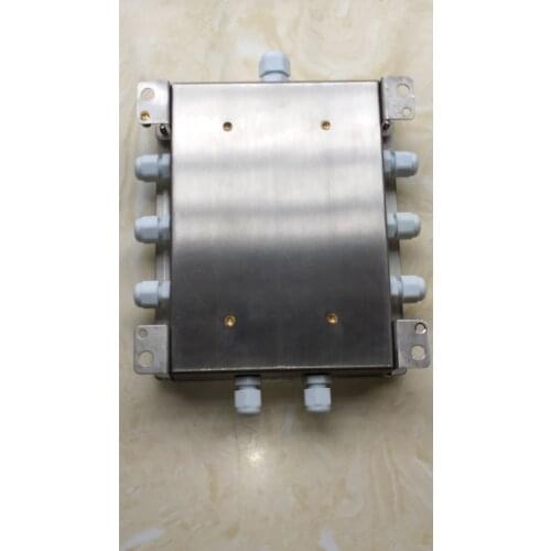 Stainless steel junction box floor scale junction box weighing sensor 4/6/8/10 line analog digital junction box