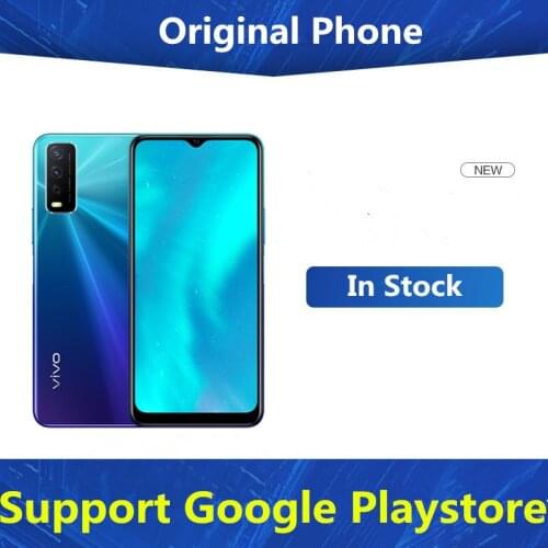 In Stock Vivo Y30 4G LTE Smart Phone 5000mAh 18W Charger 6.51" IPS Fingerprint Snapdragon 460 Face ID Android 10.0 Dual Sim