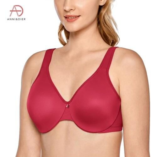 Womens Seamless Minimizer Bra Plus Size Smooth Full Figure Large Busts Underwire Bras