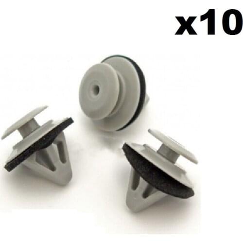10x Side Skirt, Sill Cover & Door Moulding Trim Clips for Mazda 6 & Mazda CX-9