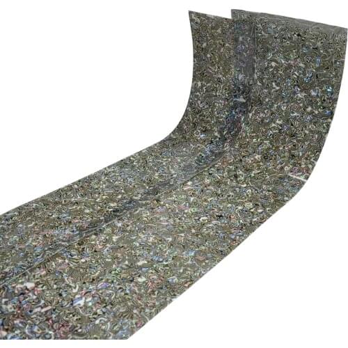 2Pcs Celluloid Sheet Drum Wrap Musical Instrument Deco Abalone 10x60'' and 16x60