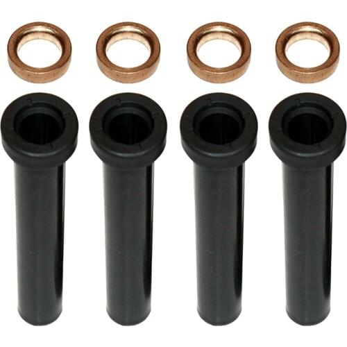 4 Pacck Front A-Arm Long Bushings with Washers, for Polaris Sportsman 500 1996-2000, 500 DUSE 2001