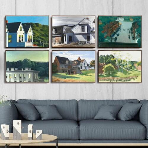 Home Decoration Art Wall Pictures Fro Living Room Poster Print Canvas Paintings American Edward Hoppe Cape Cod Sunset