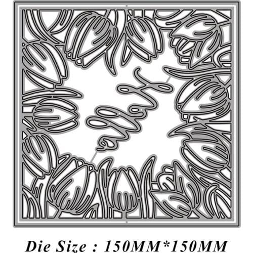 Tulip Background Metal Cutting Dies 2021 New Diy Molds Scrapbooking Paper Making Die Cuts Crafts