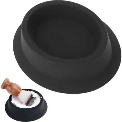 Silicone Shaving Soap Bowl Eyelashes Silicone Shaving Bowl Home Hair Salon Portable Shaving Soap Cream Foaming Bowl