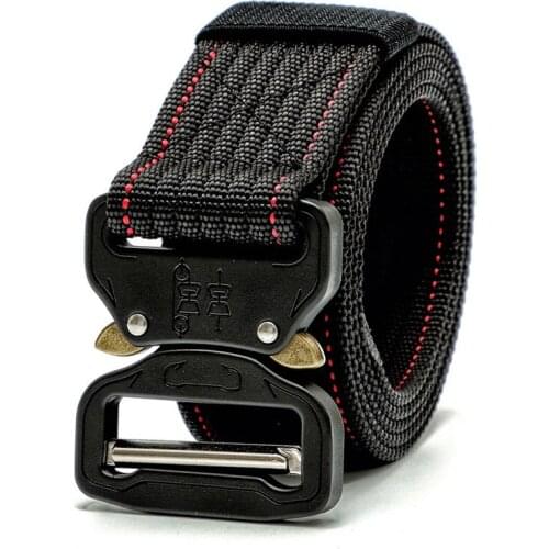 Tactical Belt Military Molle Gear Heavy Duty Nylon Metal Buckle Swat Padded Patrol Waist Belt Tactical Hunting Accessories