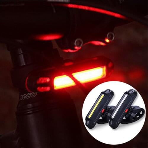 Bike Lamp USB Rechargeable Rear Light Cycling Led Bike Rear Light Bike Laser Light Bicycle Tail light 2 Colors High Quality