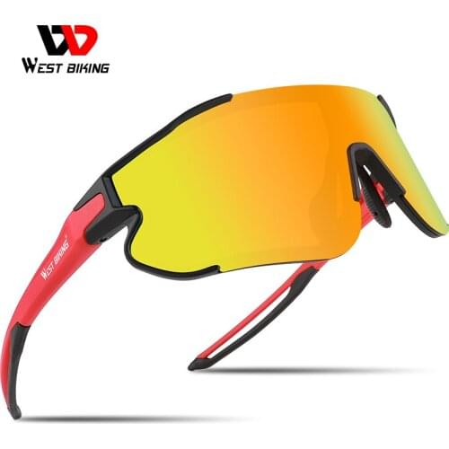 WEST BIKING Bicycle Glasses Outdoor Sports Sunglasses Mountain Bike Glasses UV400 Protective Bicycle Goggles Bike Accessories