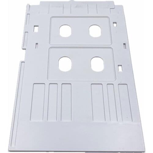 1pcs/White PVC ID Card Tray for Epson L800,L801,L805,L810,L850 Inkjet Printer to Print Blank CR80 Size Inkjet PVC Card