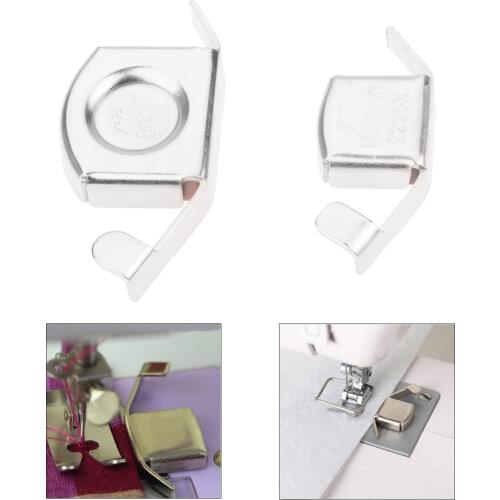 DRELD Household Industrial Sewing Machine Foot Metal Magnetic Seam Guide Fit for Brother Singer Domestic Sewing Machine