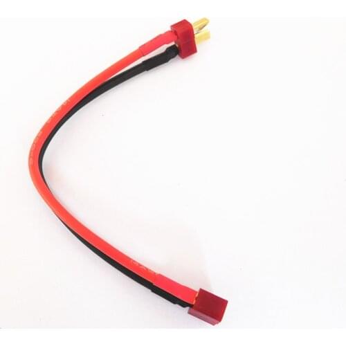 1PCS Deans T plug Male to T plug Female Adapter T Plug Extension Cable Lead Silicone Wire 14AWG 12AWG