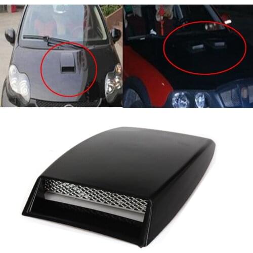 1Pcs Car Side Vent Air Flow Fender Engine Intake Cover Hood Decorative Stickers