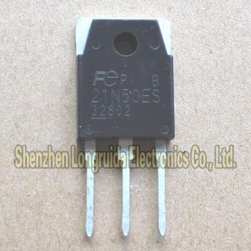 10PCS FMH21N50ES 21N50ES TO-3P MOSFET TRANSISTOR 21A 500V