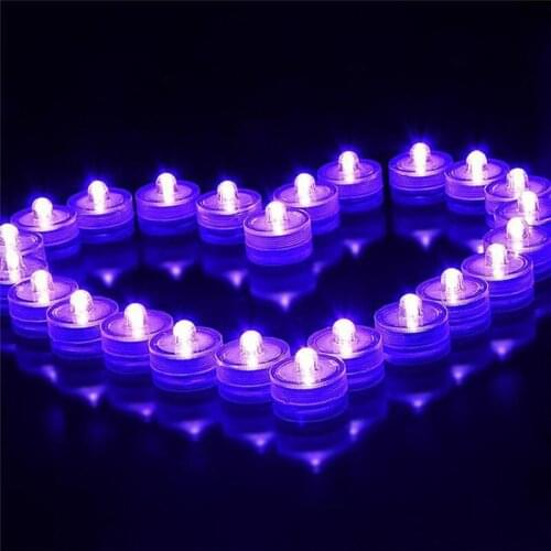 10 Pcs/lot warm white Submersible LED candle light for wedding party decoration lembrancinhas de casamento