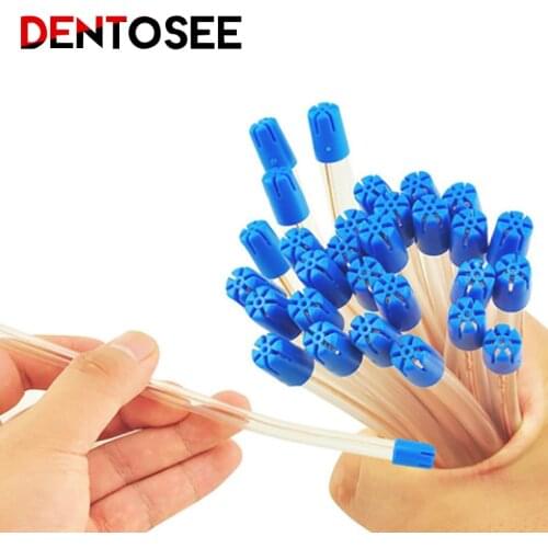 100pcs Dental Saliva Ejector Aspirator Tube Oral Care dental Suction Tip disposable products dentist tool